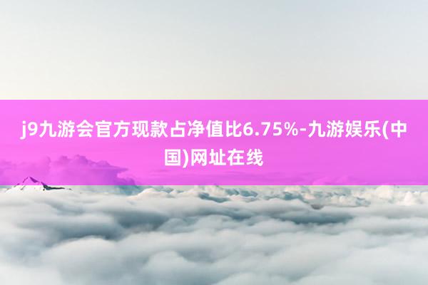 j9九游会官方现款占净值比6.75%-九游娱乐(中国)网址在线