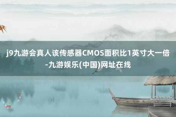 j9九游会真人该传感器CMOS面积比1英寸大一倍-九游娱乐(中国)网址在线