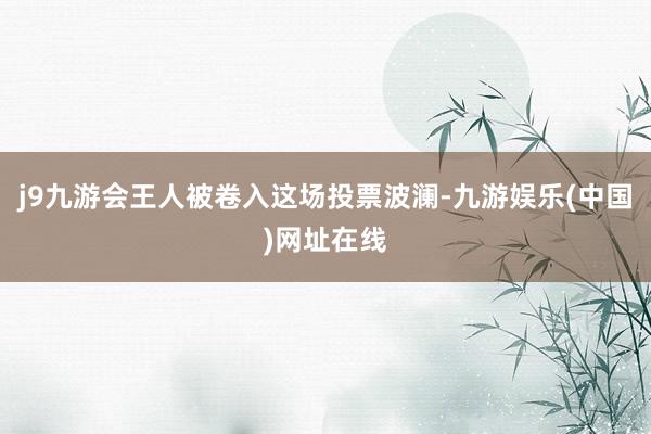 j9九游会王人被卷入这场投票波澜-九游娱乐(中国)网址在线