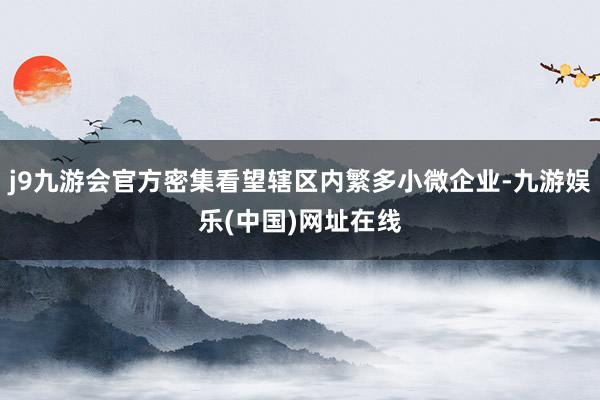 j9九游会官方密集看望辖区内繁多小微企业-九游娱乐(中国)网址在线