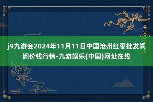 j9九游会2024年11月11日中国沧州红枣批发阛阓价钱行情-九游娱乐(中国)网址在线